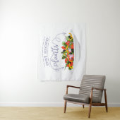 Tenture Mangez plus de plantes frais motivation salade let (En situation)