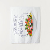 Tenture Mangez plus de plantes frais motivation salade let (Devant)