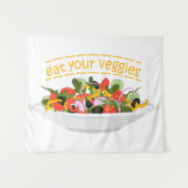 Tenture Mangez vos Légumes Citer salade fraîche mélange bo (Devant (Horizontal))