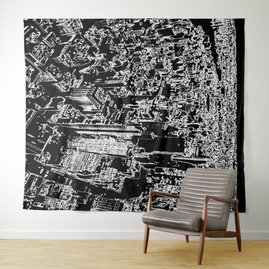 Tenture Manhattan (En situation (horizontale))