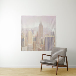 Tenture Manhattan dans la brume   New York City