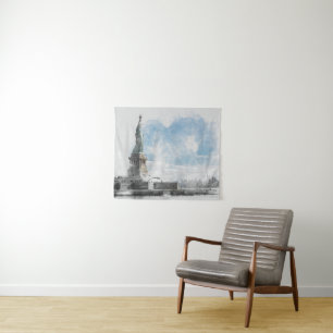 Tenture Manhattan Nyc Liberty Statue