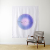 Tenture Manifestation d'Aura Violette Esthétique (En situation)