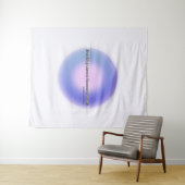 Tenture Manifestation d'Aura Violette Esthétique (En situation (horizontale))