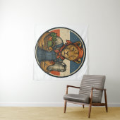 Tenture Manifestation des agriculteurs – Agricultrice avec (En situation (horizontale))