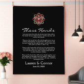 Tenture Manipulation du Mariage irlandais Keepsaké Celtic 