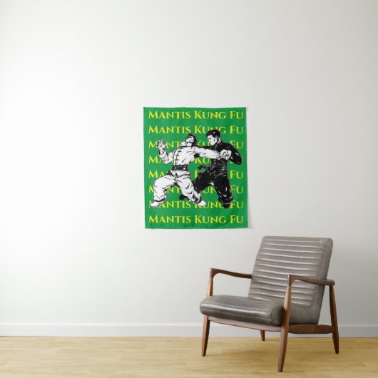 Tenture Mantis sept étoiles (En situation)
