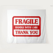 Tenture Manutention fragile avec soin (Devant (Horizontal))