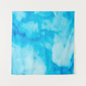 Tenture Marbre blanc bleu texture avec motif naturel (Devant (Horizontal))