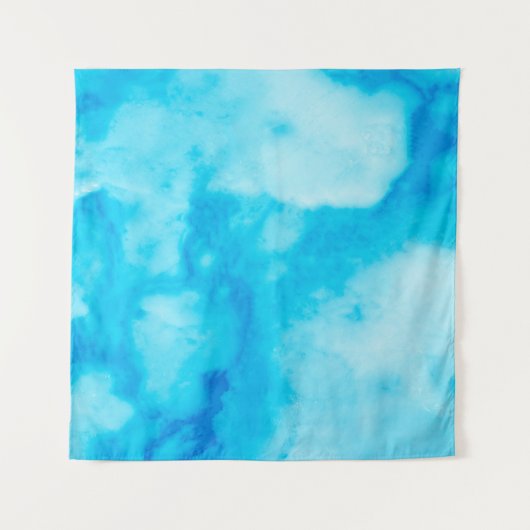 Tenture Marbre blanc bleu texture avec motif naturel (Devant)