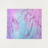 Tenture Marbre Chic | Fond violet et bleu Glitzy Glam (Devant (Horizontal))
