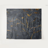 Tenture Marbre de luxe noir et or texture (Devant (Horizontal))