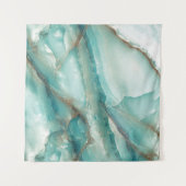 Tenture Marbre Multicolore : Onyx effet verre. (Devant (Horizontal))