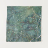 Tenture Marbre vert de Malachite Texture détaillée (Devant (Horizontal))