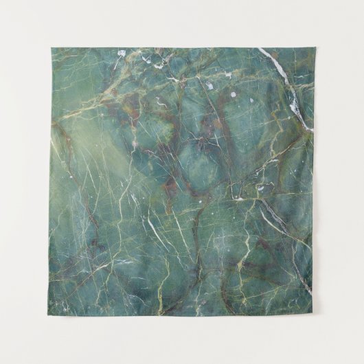 Tenture Marbre vert de Malachite Texture détaillée (Devant)