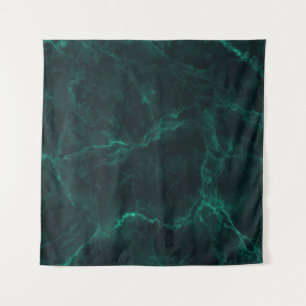 Tenture Marbre vert foncé, texture transparente.