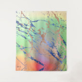 Tenture Marbre vif | Arrière-plan couleur gras (Devant)