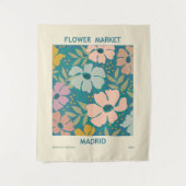 Tenture Marché aux fleurs Madrid Imprimer (Devant)