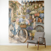 Tenture Marché de fleurs Bloomcore avec bicyclette (En situation)