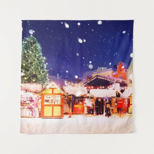 Tenture Marché de Noël de Tallinn. (Devant)