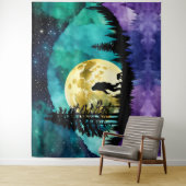 Tenture Marche Sasquatch avec animal Bear petit (En situation)