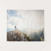 Tenture Marcheur de montagne (Devant (Horizontal))