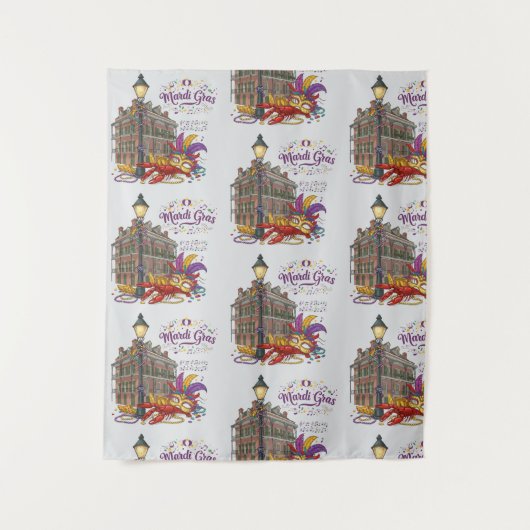Tenture Mardi Gras (Devant)