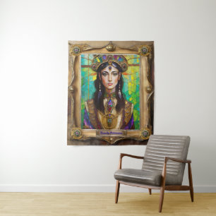 Tenture Mardi Gras Realm Portraits - La Princesse Créole