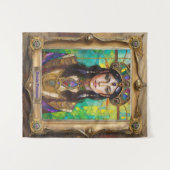 Tenture Mardi Gras Realm Portraits - La Princesse Créole (Devant (Horizontal))