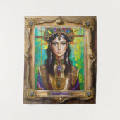 Tenture Mardi Gras Realm Portraits - La Princesse Créole (Devant)