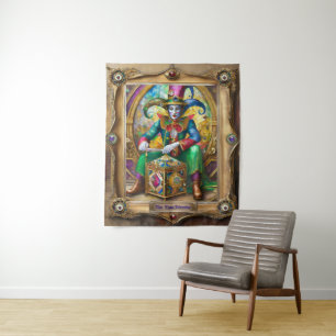 Tenture Mardi Gras Realm Portraits - Voyageur du temps