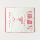 Tenture Margaritas Et Mariage Cocktail Social Itinéraire (Devant (Horizontal))