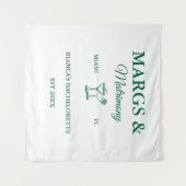 Tenture Marges et Matrimony Beach Bachelorette party (Devant (Horizontal))