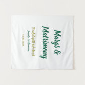 Tenture Margs et matrimone ajouter nom date enterrement de (Devant (Horizontal))