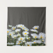 Tenture Marguerites sur Gris (Devant)
