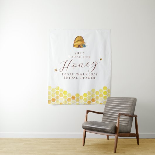 Tenture Mariage abeille Baby Shower (En situation)