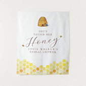 Tenture Mariage abeille Baby Shower (Devant)