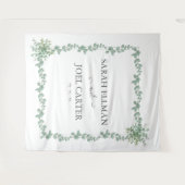 Tenture Mariage au Eucalyptus (Devant (Horizontal))