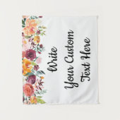 Tenture Mariage Boho d'automne arrière-plan Photo Booth Pr (Devant)