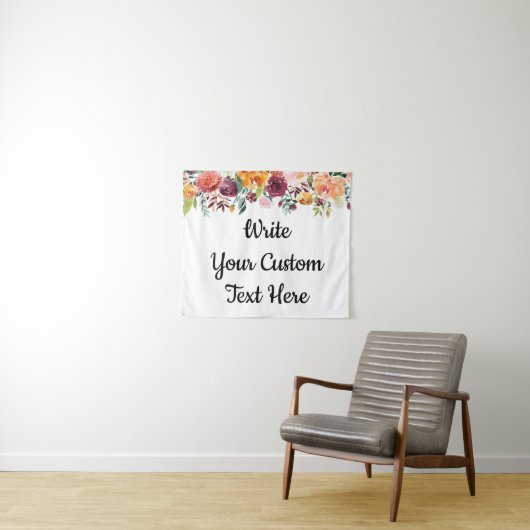 Tenture Mariage Boho d'automne arrière-plan Photo Booth Pr (En situation (horizontale))