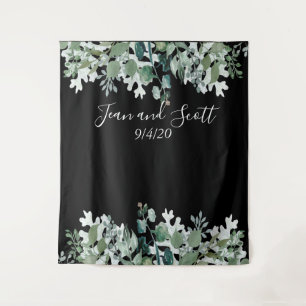 Tenture Mariage botanique Feuilles Moderne verdure Cascade