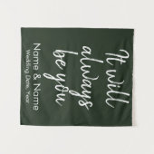 Tenture Mariage campagnard Contexte de la cérémonie Hunter (Devant (Horizontal))