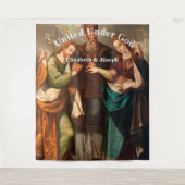 Tenture Mariage catholique vintage (Devant)