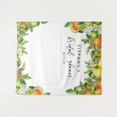 Tenture Mariage Citron Orange Agrumes (Devant (Horizontal))