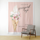 Tenture Mariage civil Scooped Up (En situation)