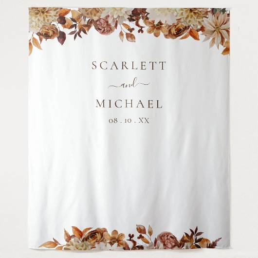 Tenture Mariage d'Automne