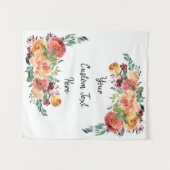 Tenture mariage d'automne Retour Drop, automne Photo Booth (Devant (Horizontal))