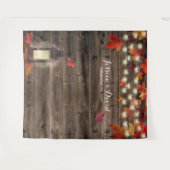 Tenture Mariage d'automne rustique Feuilles de lanternes F (Devant (Horizontal))