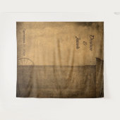 Tenture Mariage de cabane de campagne rustique avec stand  (Devant (Horizontal))