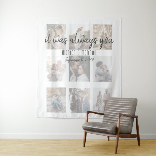 Tenture Mariage de collection photo moderne (En situation)